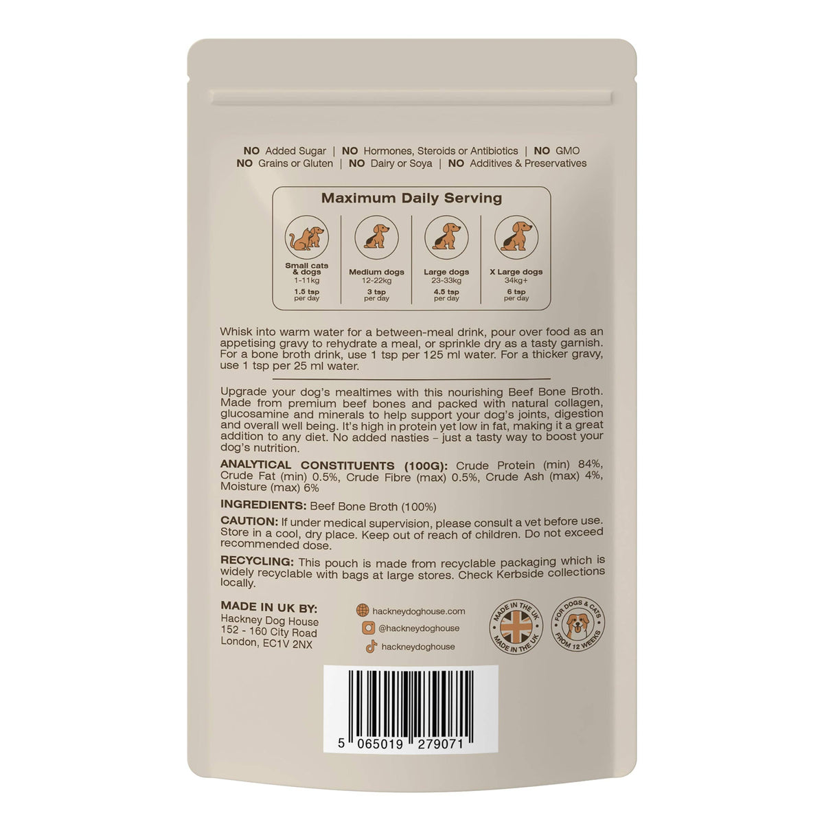 Beef Bone Broth for Dogs | Dog Gravy Food Topper