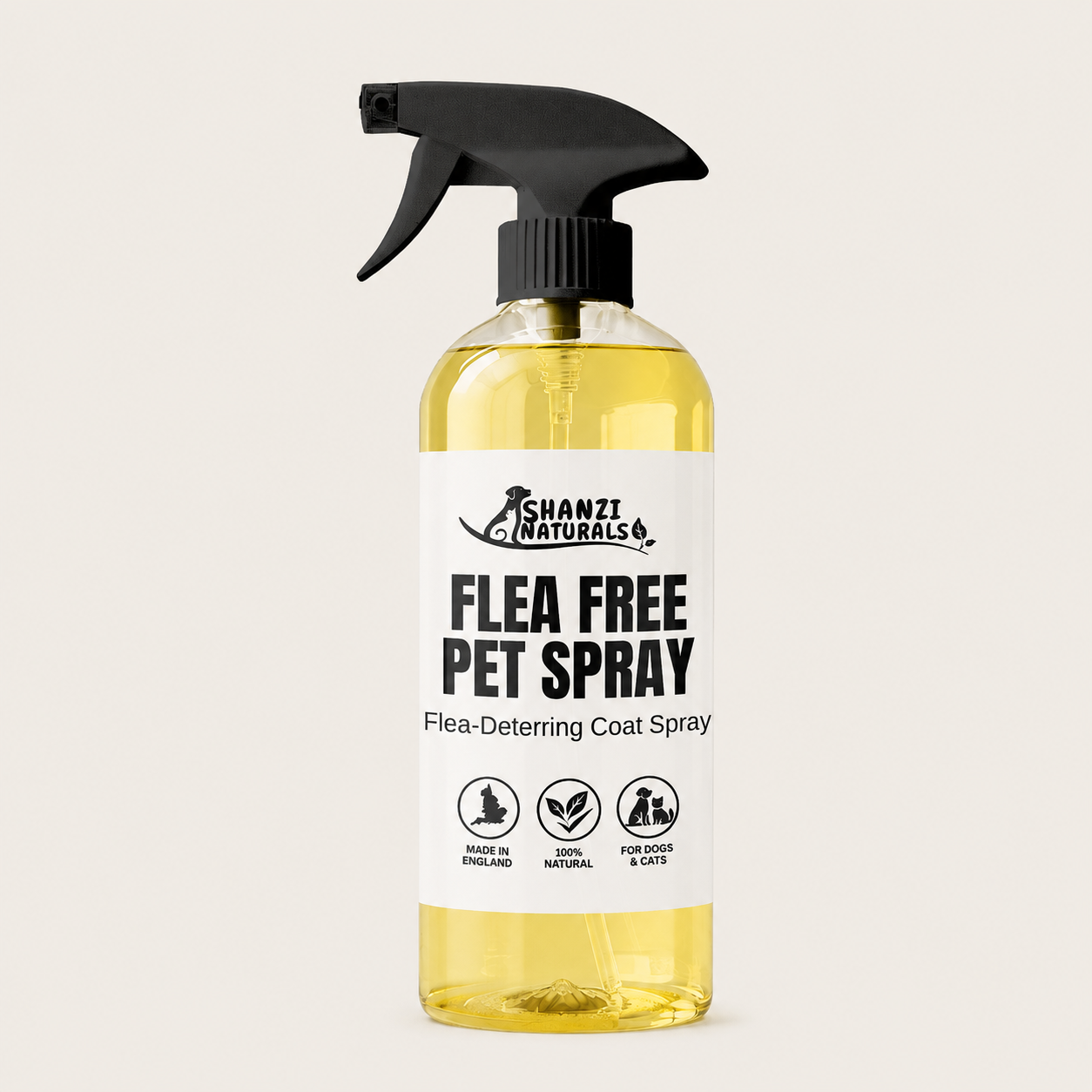 Flea Free Pet Spray – Natural Herbal Support for Fleas