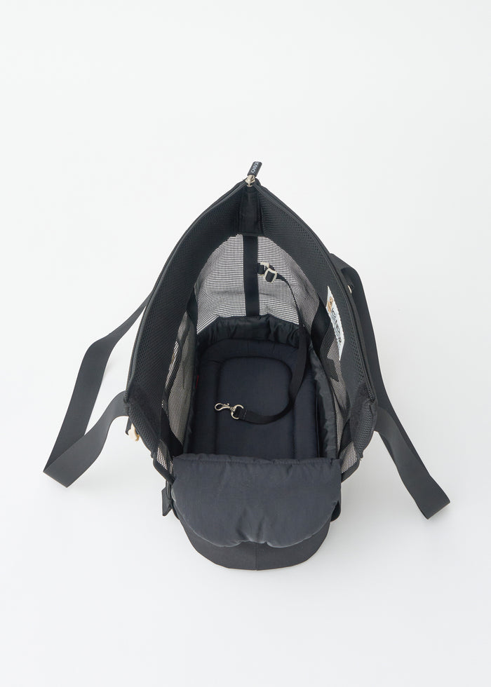 iCANDOR Brisbane | Breathable Dog Carrier Bag | Capri Black | L