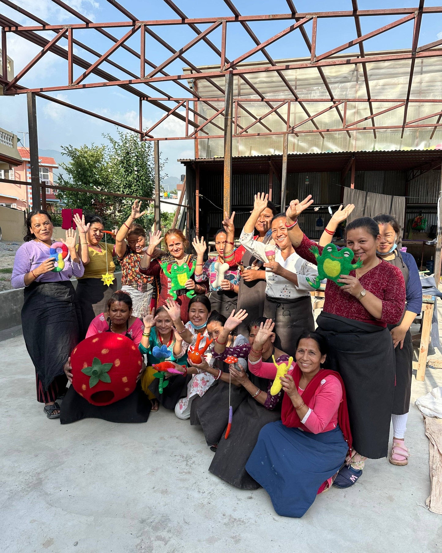 Gina Gingerbread Handmade Felt Toy