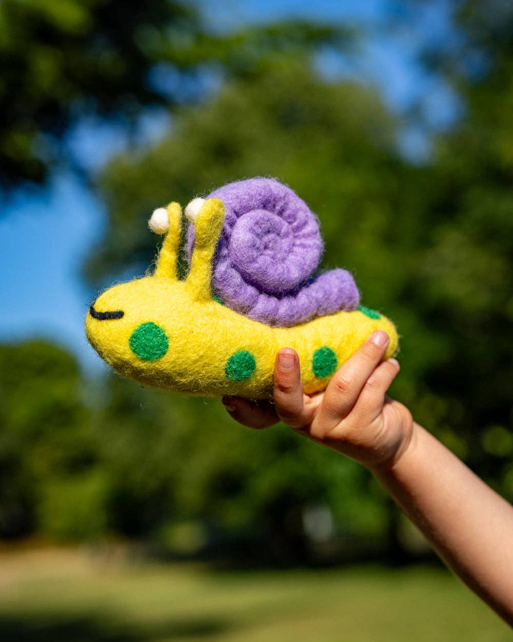 Abigail Snail Felt Toy