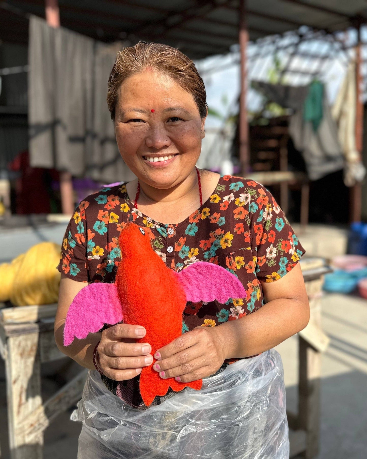 Bertie Bird Felt Toy