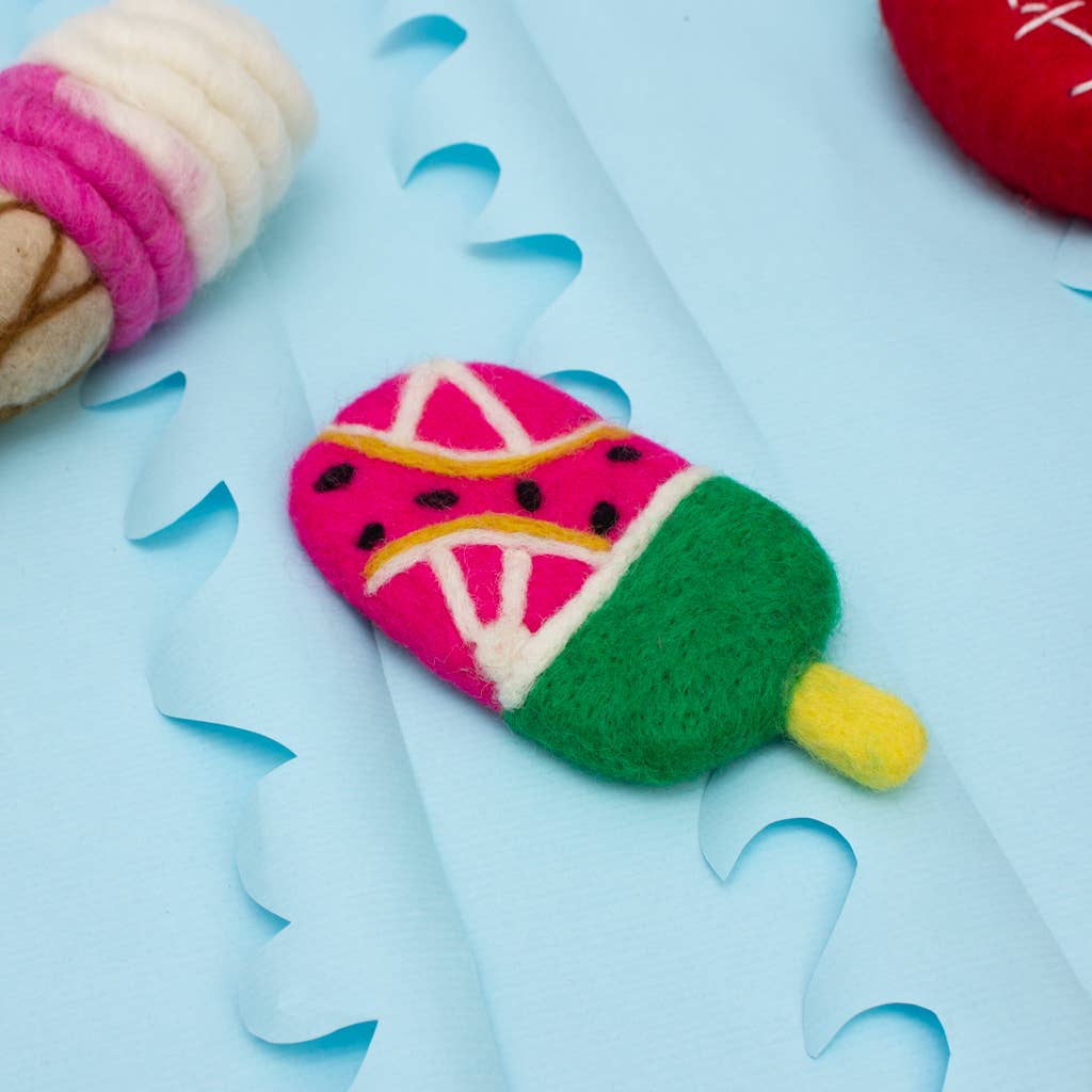 Pupsicle Ice Cream Felt Dog Toy