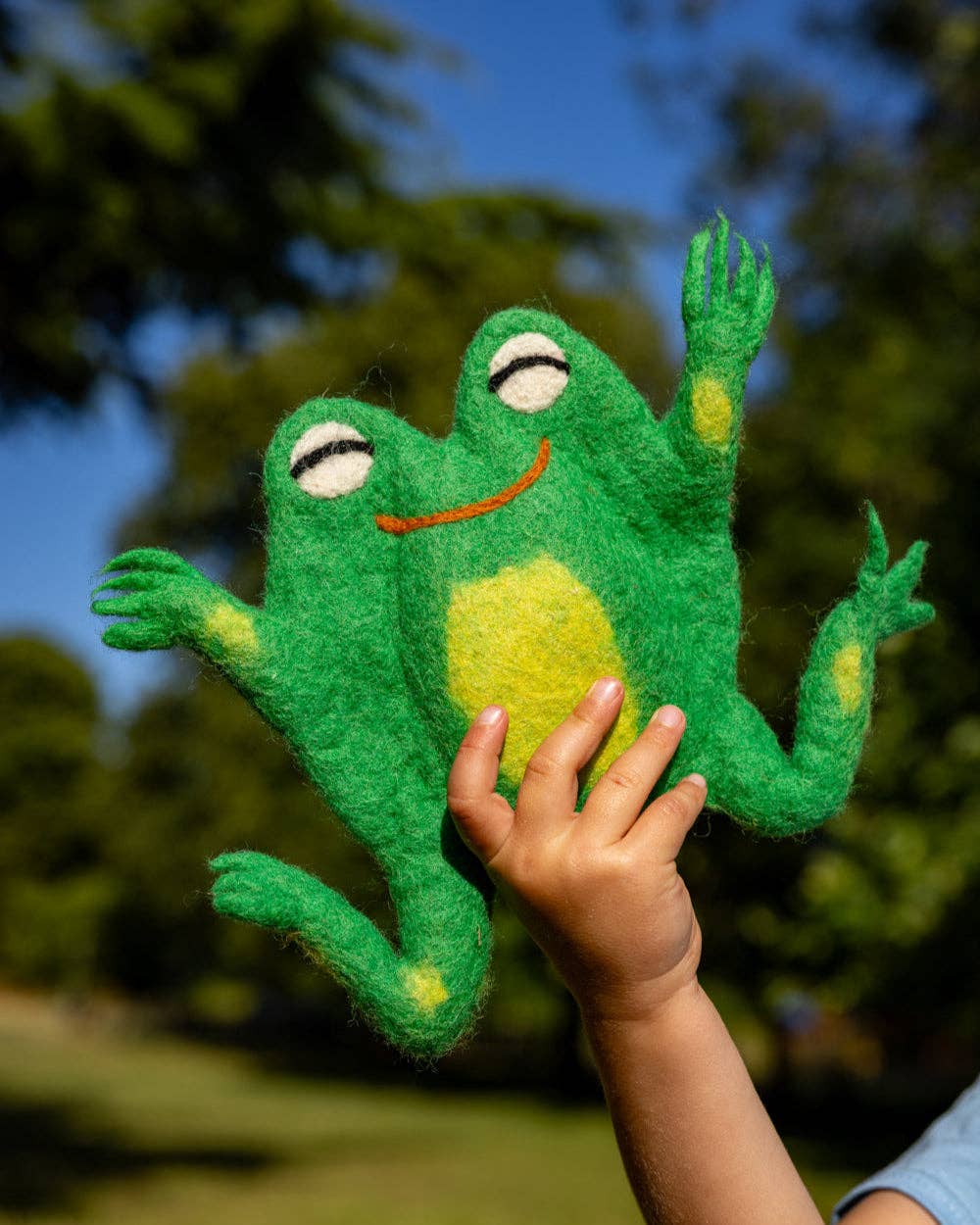 Freddy Frog Felt Toy