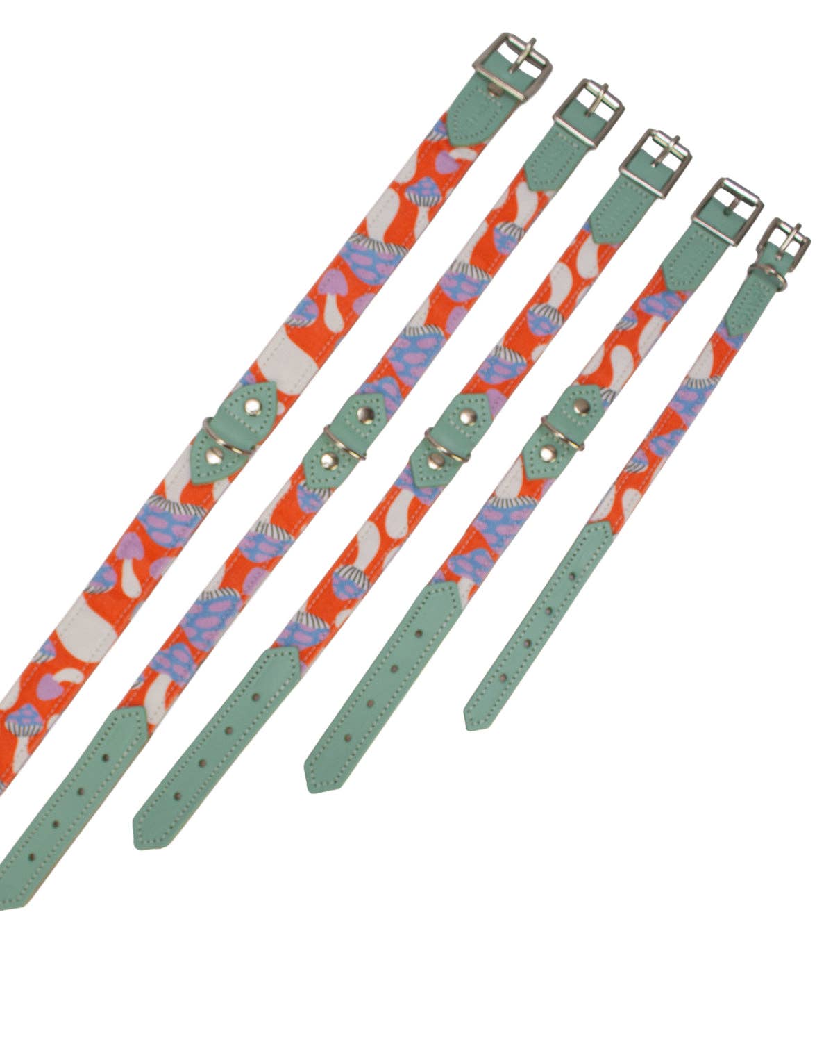 Hiro + Wolf Magical Mushrooms Dog Collar