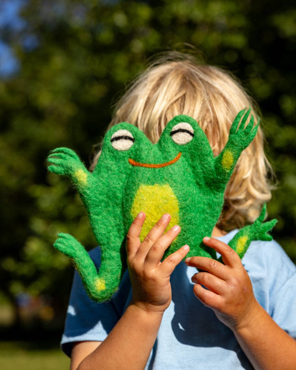 Freddy Frog Felt Toy