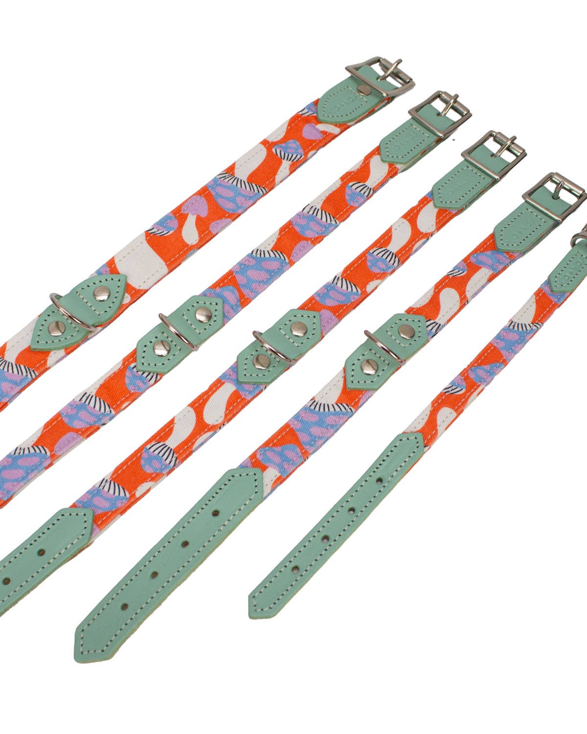 Hiro + Wolf Magical Mushrooms Dog Collar