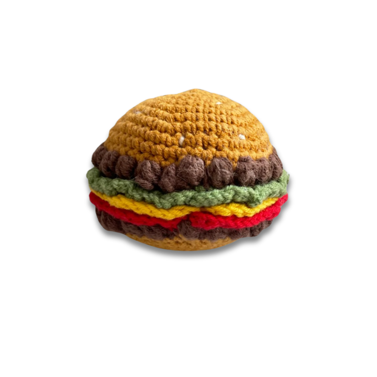 St. Pia Burger Handmade Dog + Cat Toy
