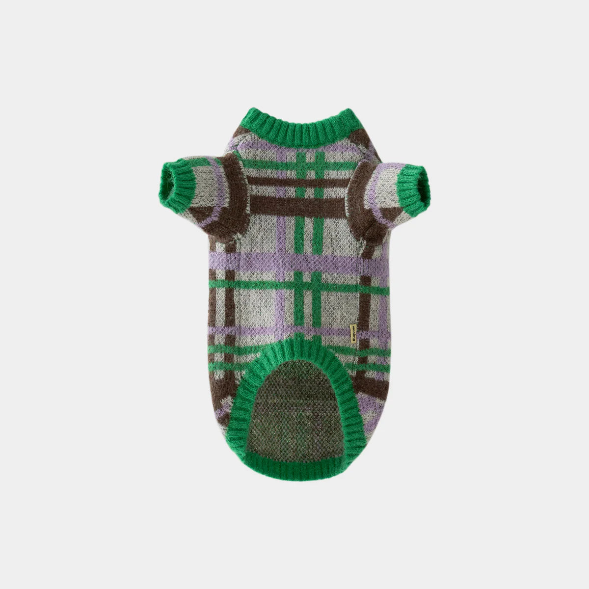 Alpaca & Mohair Check Jumper
