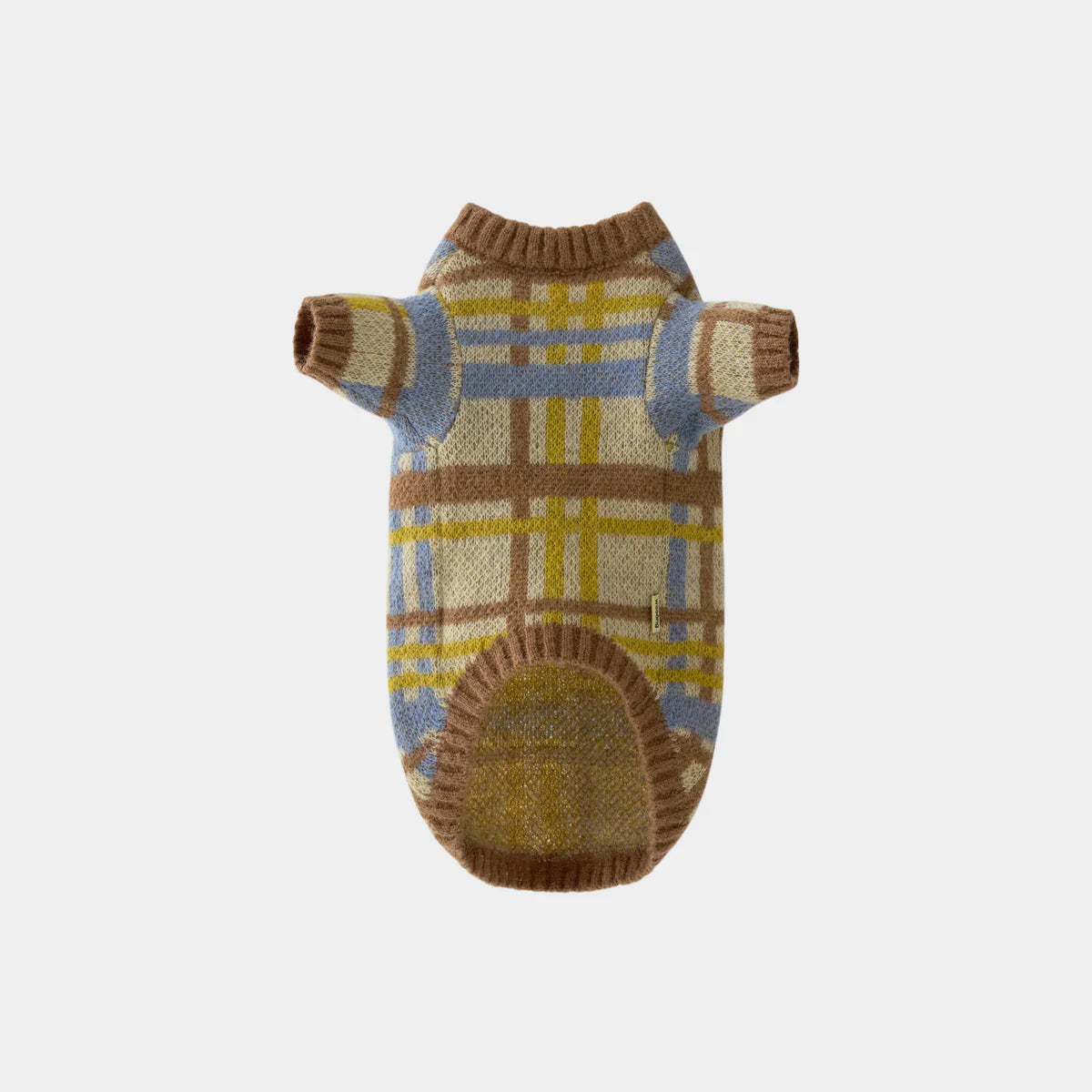 Alpaca & Mohair Check Jumper