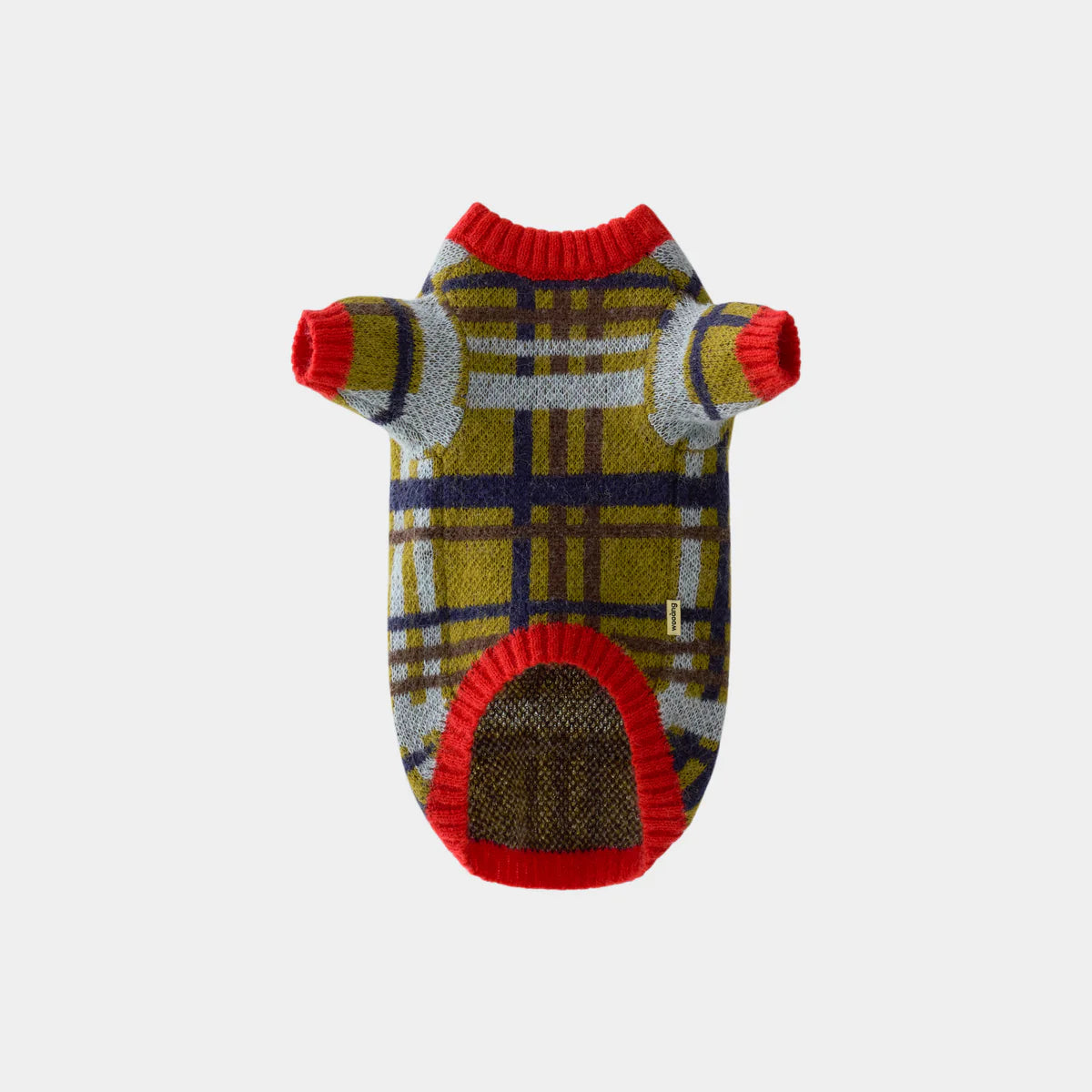 Alpaca & Mohair Check Jumper