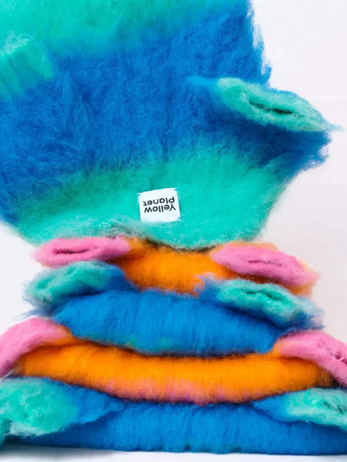 YELLOW PLANET FuwaFuwa | Ultra-Soft Stretchy Fluffy Dog Pullover - Forest