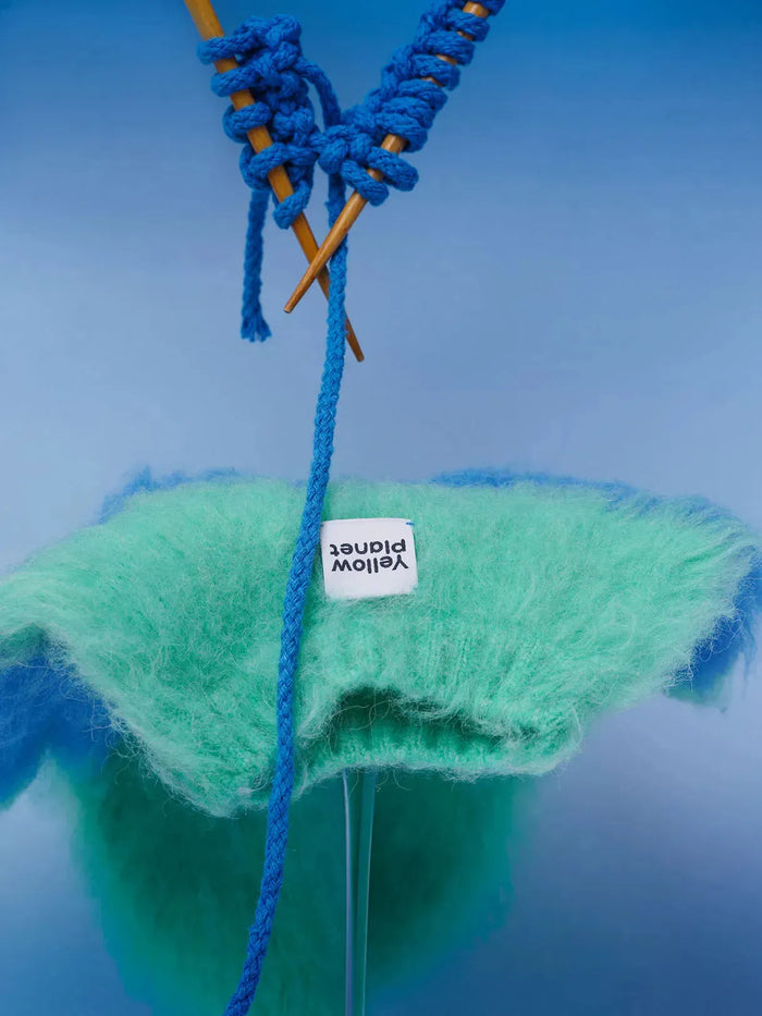 YELLOW PLANET FuwaFuwa | Ultra-Soft Stretchy Fluffy Dog Pullover - Forest