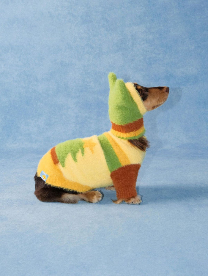Soft Snuggle Festive Tree Dog Pullover