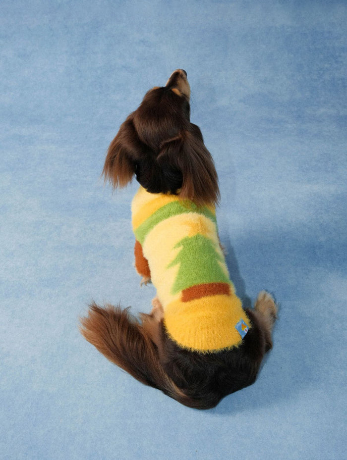 Soft Snuggle Festive Tree Dog Pullover