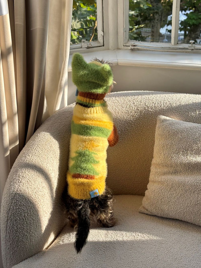 Soft Snuggle Festive Tree Dog Pullover