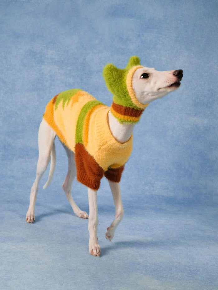 Soft Snuggle Festive Tree Dog Pullover