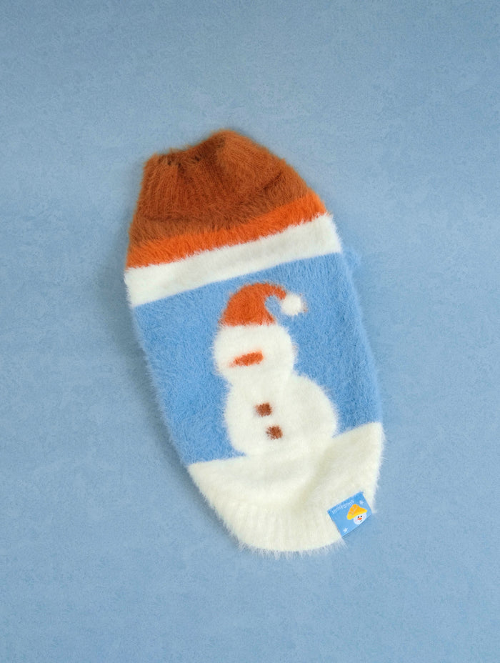 Soft Snuggle Snowman Dog Pullover
