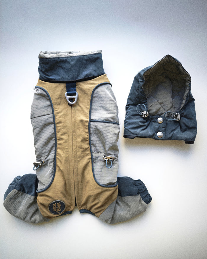 Snowy Forest 2.0 | Waterproof 4-Leg Snow Suit | Dachshund Fit