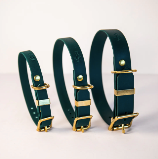 Storeys & Tails Green Biothane® All Weather Collar
