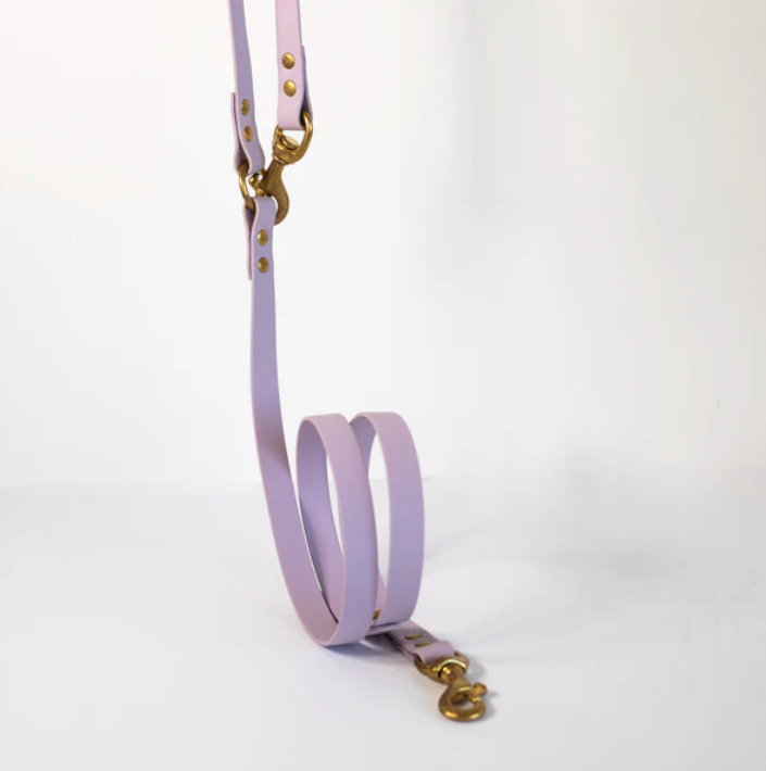 Storeys & Tails Lilac Adjustable All Weather Biothane® Lead