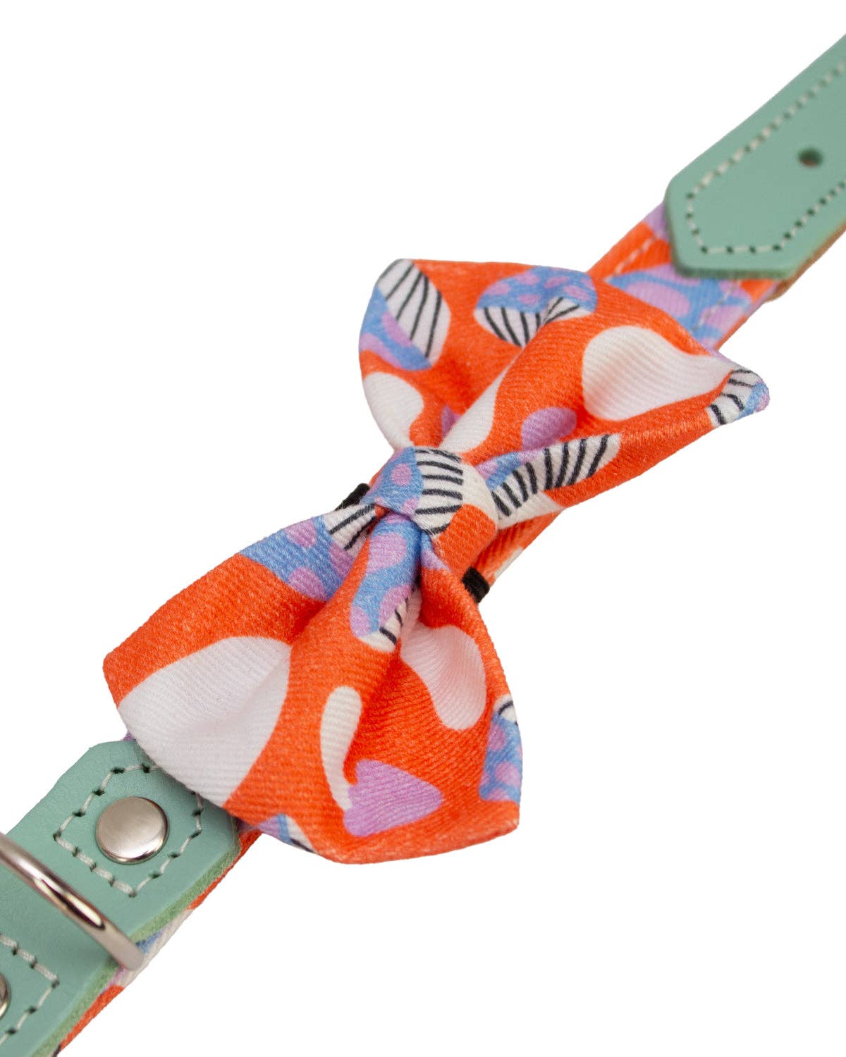 Hiro + Wolf Magical Mushrooms Dog Bow Tie