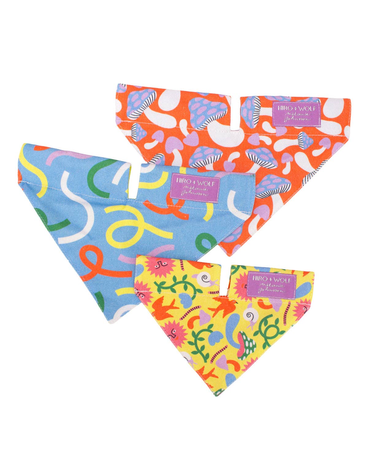 Magical Mushrooms Dog Bandana