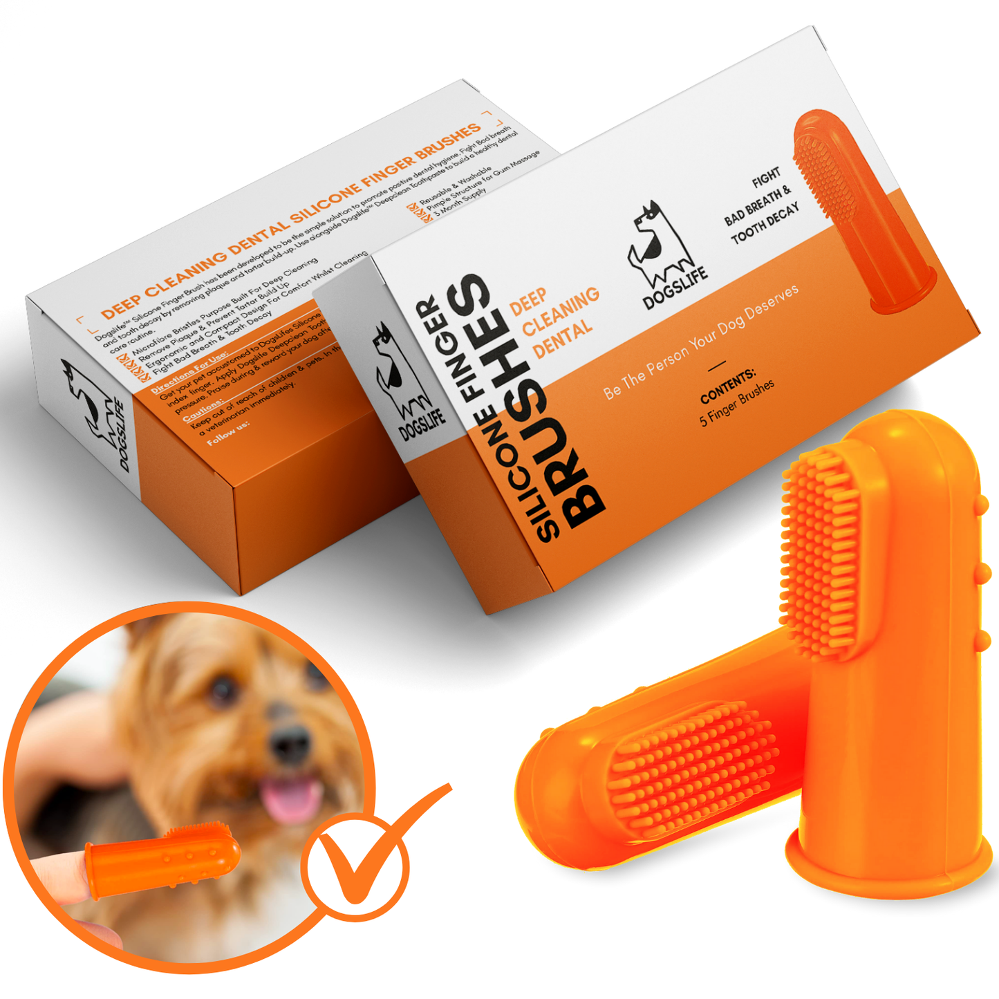 Dog Finger Toothbrush