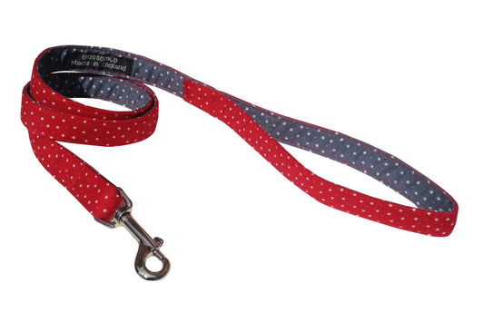 Stanley - Red Stars Dog Lead