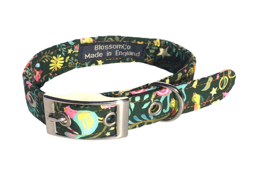 Twelve Days of Christmas - Liberty Print Dog Collar